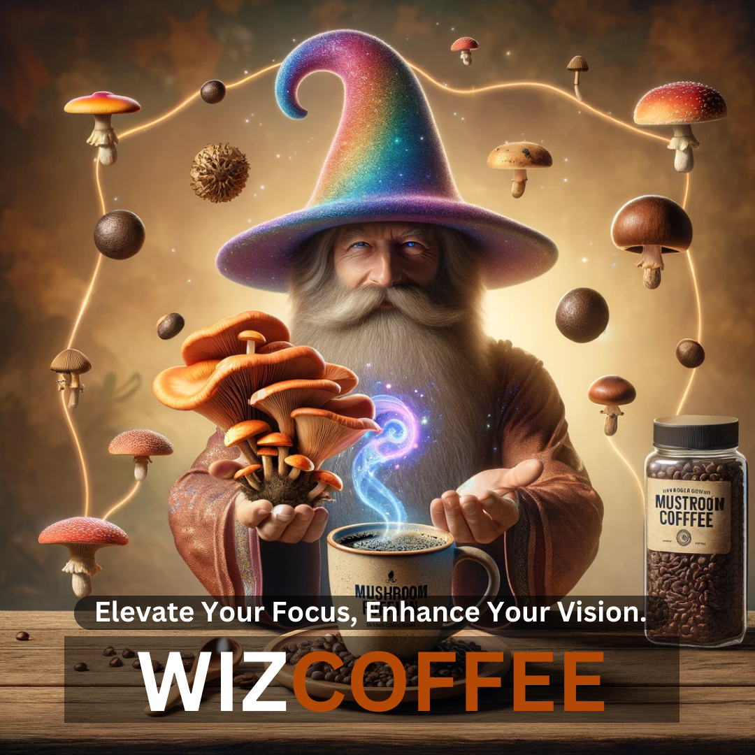 WizShroom Coffee Fusion - Lion’s Mane & Chaga 4oz