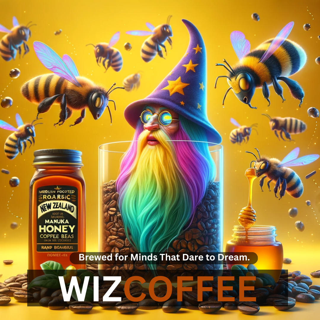 WizManuka Honey Coffee 4oz