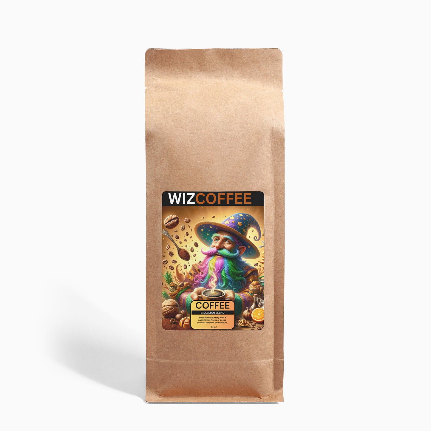 WizCoffee - Brazilian Blend 16oz